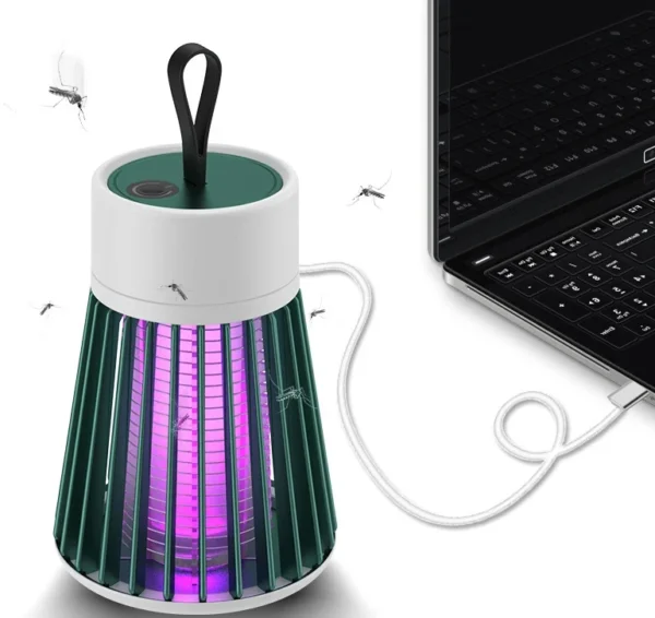 Electric-Shock Physical Mosquito Killer Light Purple Light Mosquito Trap Mosquito Killer Portable OutdoorBedroom USB Rechargeable Mosquito Trap - Image 8
