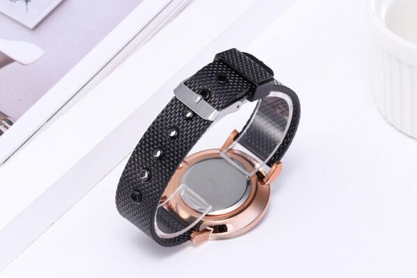 Fashion Creative Quartz Watches Couple Watches Digital Mesh Band Watches - Image 5