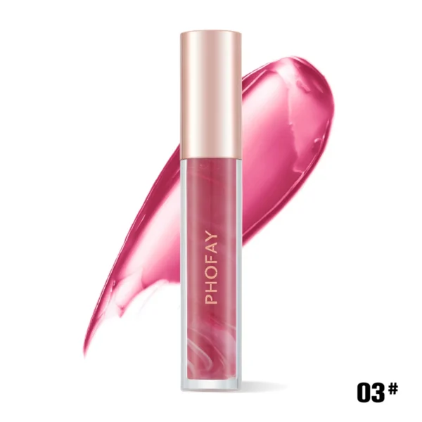 PHOFAY Rose Blooming Hydrating Lip Gloss - Image 4