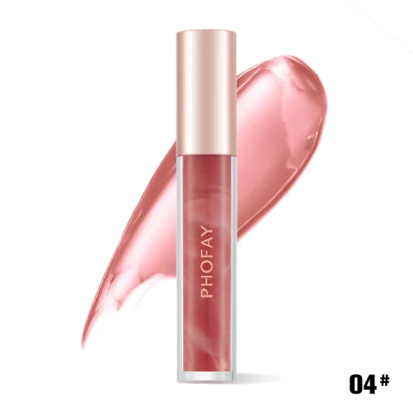 PHOFAY Rose Blooming Hydrating Lip Gloss - Image 10