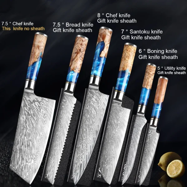 Kitchen Knife Set Chef's Knife Meat Chopping Knife - Image 7