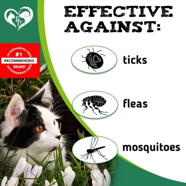 Flea And Tick Prevention Chewable Pills For Cats Revolution Oral Flea Treatment For Pets Pest Control & Natural Defense Chewables Small Tablets Salmon Fish Taste - Image 4