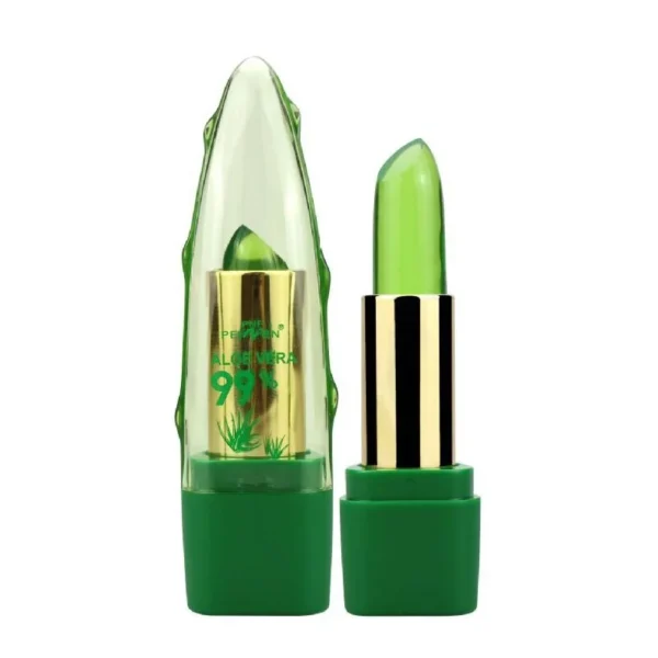 Aloe Vera Gel Color Changing Lipstick Gloss  Moisturizer Anti-drying Desalination Fine-grain Lip Blam Care - Image 6