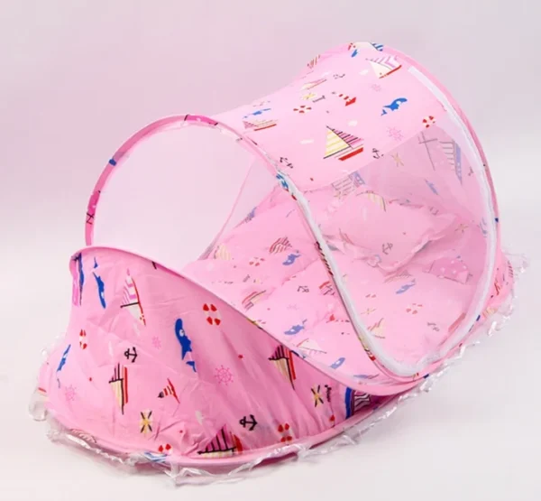 Foldable  Baby Bed Net With Pillow Net 2pieces Set - Image 10
