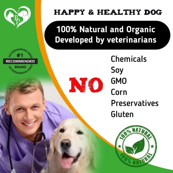 Flea And Tick Prevention Chewable Pills For Dogs Revolution Oral Flea Treatment For Pets & Complex Multivitamin Natural Pest Control Defense Chews Small Tablets 10 Oz - Image 4