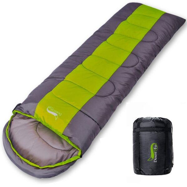 Camping Sleeping Bag Lightweight Warm & Cold Envelope Backpacking Sleeping Bag For Outdoor Traveling Hiking (Filling:100% cotton) - Image 2