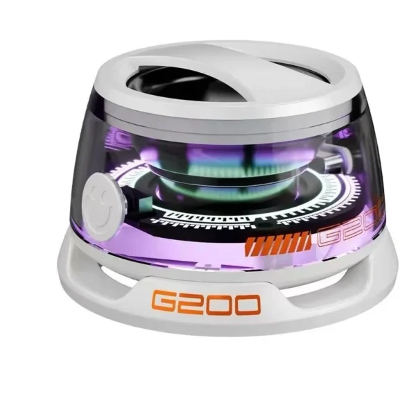 Portable Bluetooth Speaker G200 RGB Lighting Speaker BT5.3 Mini Sound Box 7 Hours Playback Magnetic Phone Holder - Image 10